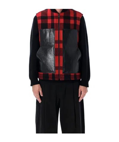Junya Watanabe Zippered Long-sleeved Casual Jacket In Multi