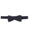 Jupe Checked Silk Tie In Black