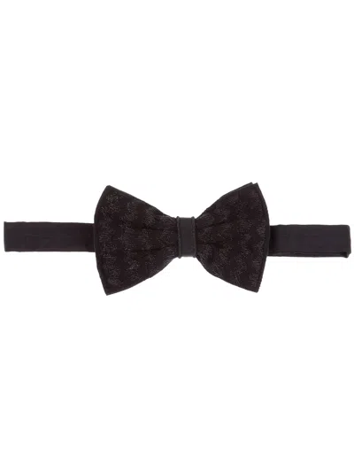 Jupe Silk Bow Tie In Black