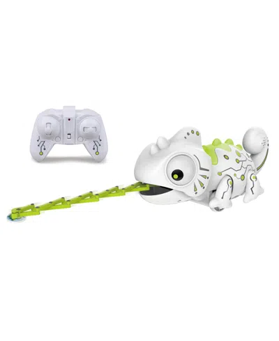 Jupiter Creations Remote Control Lizard Magnetic Tongue Robodragon In White