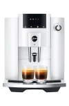 Jura E6 Fully Automatic Coffee Machine In White