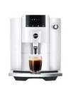 Jura E4 Fully Automatic Coffee Machine In Piano White