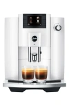 Jura E4 Coffee Machine In Piano White