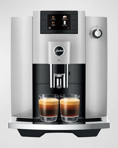 Jura E6 Platinum Espresso Machine In Black