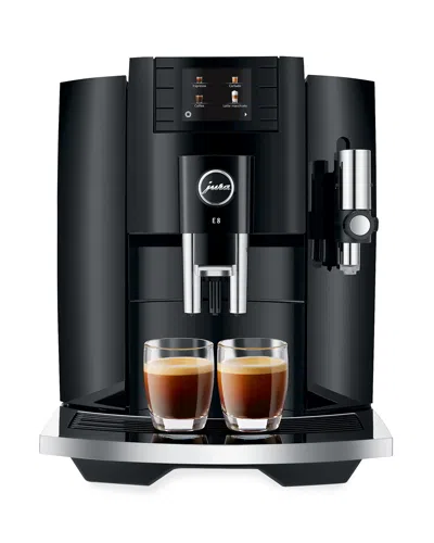 Jura E8 17-specialty Automatic Coffee, Tea & Espresso Machine In Black