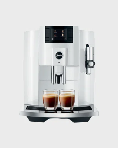 Jura E8 Automatic Coffee Machine In White