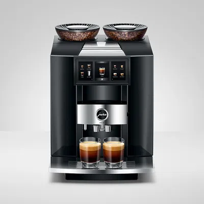 Jura Giga 10 Hot & Cold Brew With Two Bean Hoppers In Diamond Black
