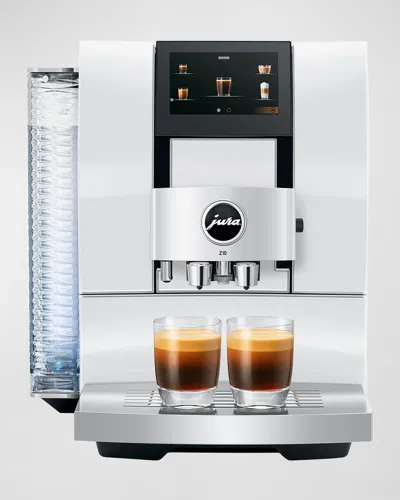 Jura Z10 Premium Fully Automatic Hot And Cold Brew Coffee Machine In Diamond White