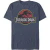 Jurassic Park Distressed T-rex Logo  Graphic T-shirt