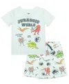 Jurassic Park Toddler Boys 2-piece Crewneck T-shirt And Short Set In Green