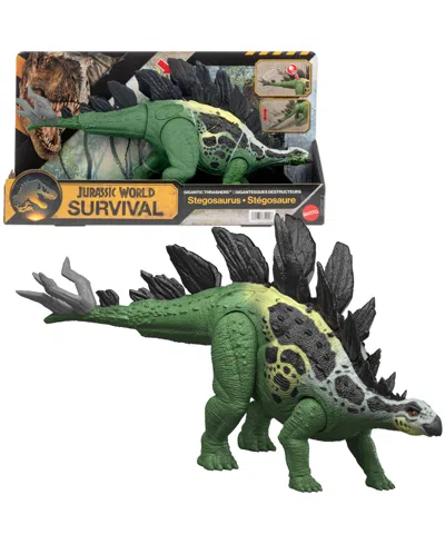 Jurassic World Gigantic Thrashers Stegosaurus Dinosaur Action Figure Toy In Transparent