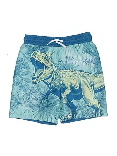 Pre-owned Jurassic World Kids' Rash Guard In Blue