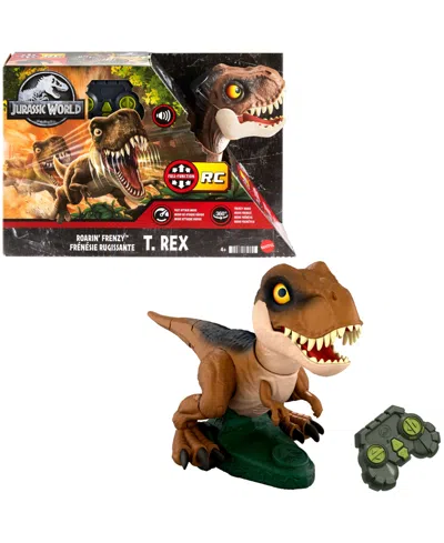 Jurassic World Kids' Roarin Frenzy T-rex Rc Toy In Multi-color