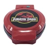 Jurassic World Uncanny Brands Jurassic Park Waffle Maker - T-rex On Your Waffles - Waffle Iron In Black