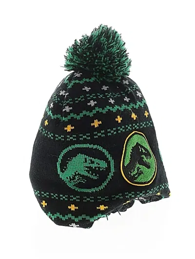 Pre-owned Jurassic World Kids' Winter Hat In Green
