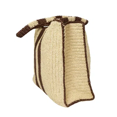 Jurgi Brand Women's Neutrals / Brown Riviera Stripe Bag – Brown