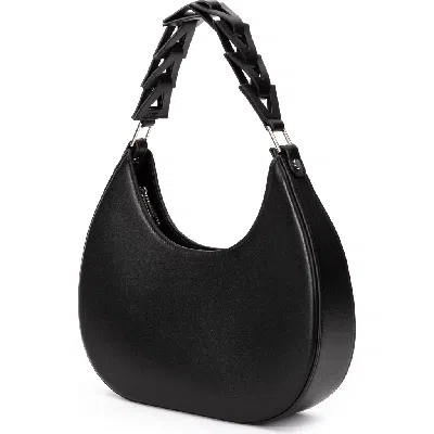 Jurgi D Letter Shoulder Bag In Black