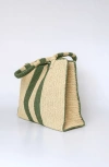 Jurgi Multi Stripe Beach Bag In Brown