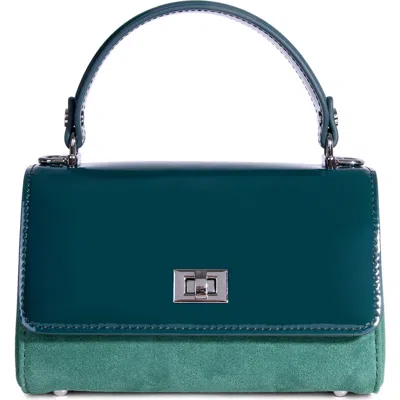 Jurgi Rytas Suede And Patent Leather Bag In Blue