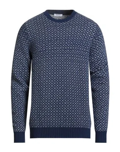 Jurta Man Sweater Blue Size 38 Merino Wool, Cashmere