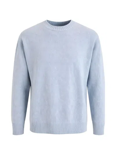 Jurta Ribbed-knit Sweater In Blue