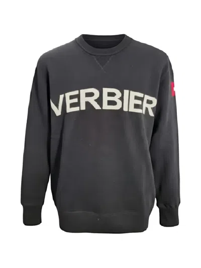 Jurta Verbier Cross-motif Sweatshirt In Gray