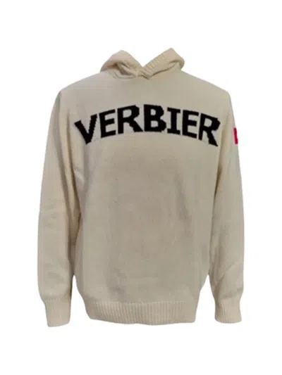 Jurta Verbier Intarsia-knit Hoodie In Neutral