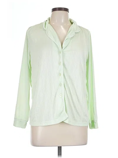 Pre-owned Just Be ... 3/4 Sleeve Blouse In Green