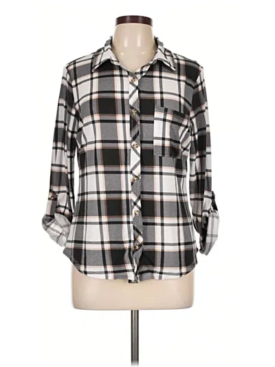 Pre-owned Just Be ... 3/4 Sleeve Blouse In Ivory