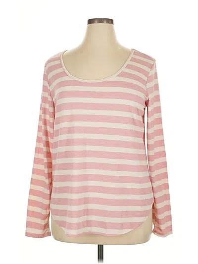 Pre-owned Just Be ... 3/4 Sleeve T-shirt In Pink