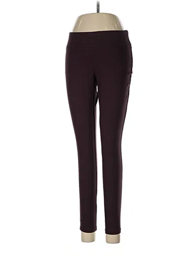 Pre-owned Just Be ... Active Pants In Burgundy