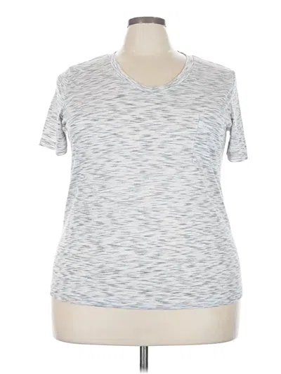 Pre-owned Just Be ... Active T-shirt In Silver