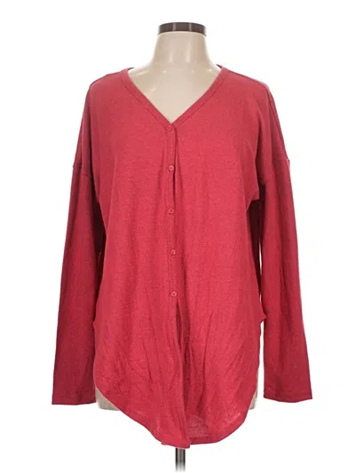 Pre-owned Just Be ... Cardigan Sweater In Red
