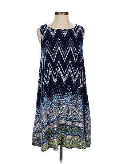 Pre-owned Just Be ... Casual Dress In Blue