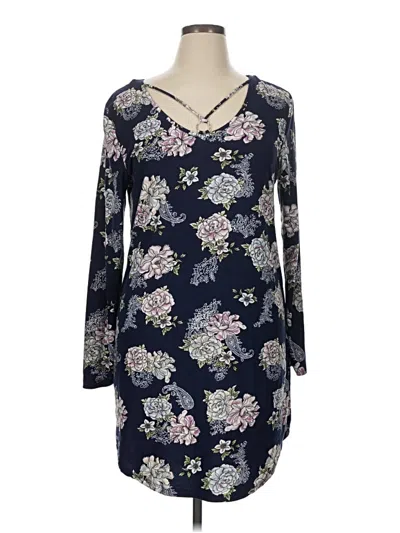 Pre-owned Just Be ... Casual Dress In Blue