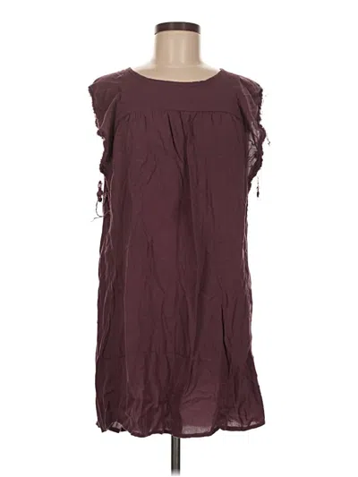 Pre-owned Just Be ... Casual Dress In Burgundy