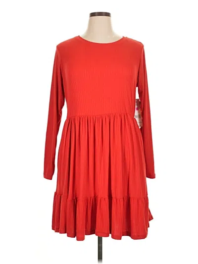 Pre-owned Just Be ... Casual Dress In Red