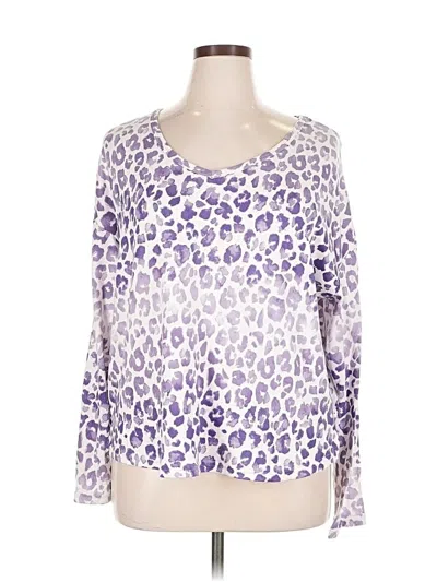Pre-owned Just Be ... Long Sleeve Blouse In Purple
