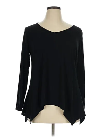 Pre-owned Just Be ... Long Sleeve T-shirt In Black