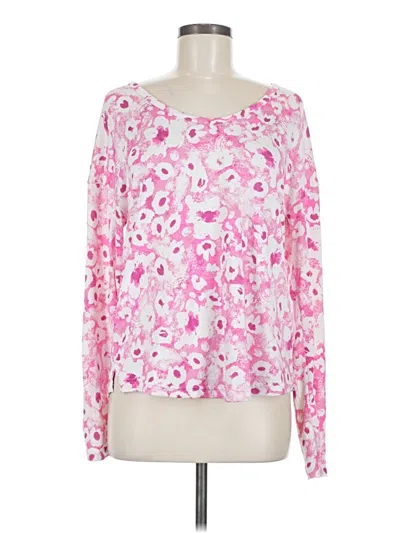 Pre-owned Just Be ... Long Sleeve T-shirt In Pink