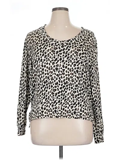 Pre-owned Just Be ... Long Sleeve T-shirt In White