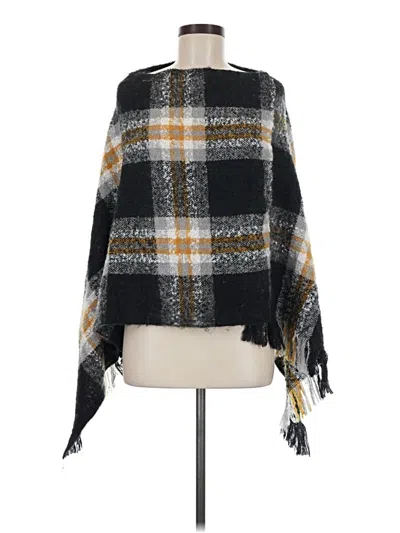 Pre-owned Just Be ... Poncho In Gray