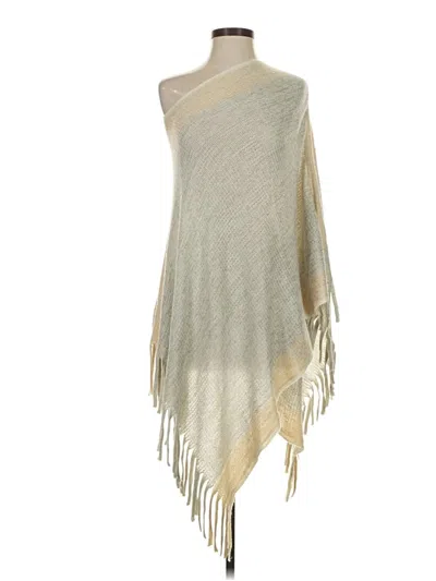 Pre-owned Just Be ... Poncho In Ivory