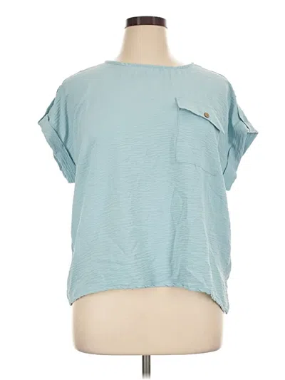 Pre-owned Just Be ... Short Sleeve T-shirt In Blue