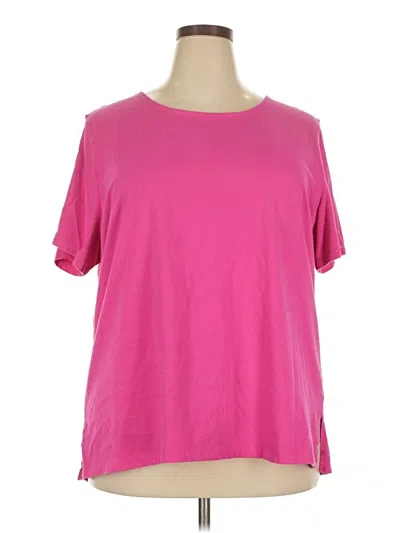 Pre-owned Just Be ... Short Sleeve T-shirt In Pink