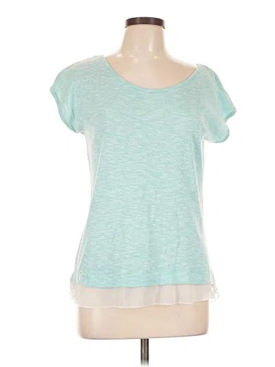 Pre-owned Just Be ... Short Sleeve T-shirt In Teal