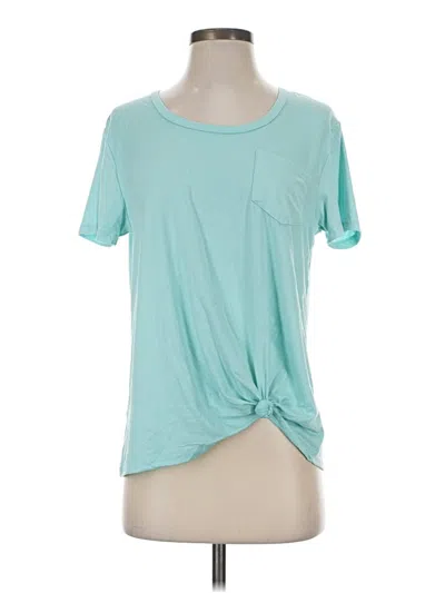 Pre-owned Just Be ... Short Sleeve T-shirt In Teal