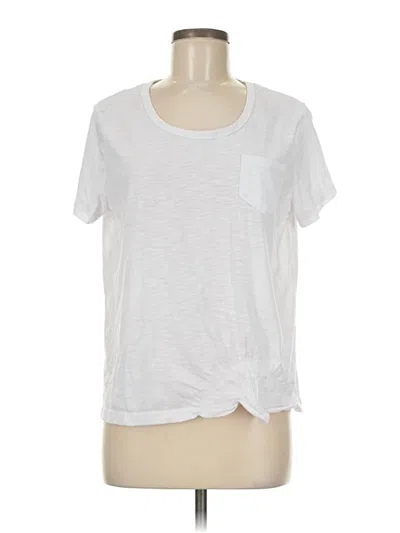 Pre-owned Just Be ... Short Sleeve T-shirt In White