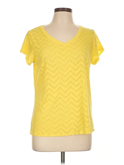 Pre-owned Just Be ... Short Sleeve T-shirt In Yellow