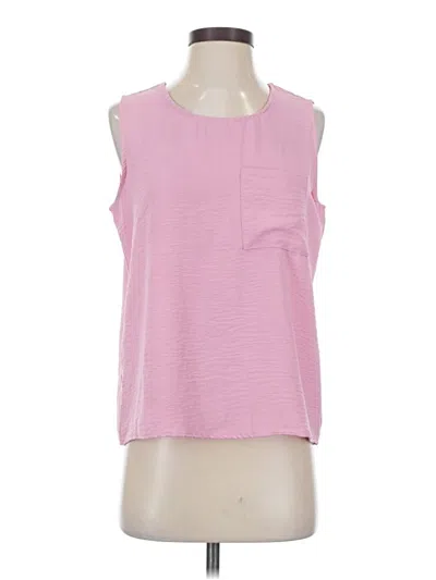Pre-owned Just Be ... Sleeveless Blouse In Pink